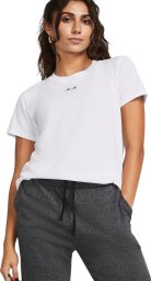 Koszulka damska Under Armour Rival Core SS biała 1383648 100 L