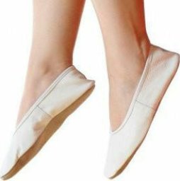 Dziecięce baletki skórzane do tańca gimnastyczne Jotam rozmiar 32