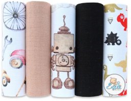 EgaKids Pielucha tetra 5 szt. 70/80 Zestaw 10 CH-7398