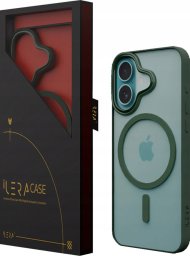 iLera iLeraGo ColorAnt Clear Case, Deep Green for iPhone 16