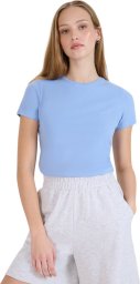 Koszulka damska 4F F2255 niebieska 4FWMM00TTSHF2255 32S XL