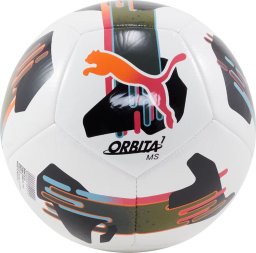 Piłka nożna Puma Orbita 7 MS biało-czarno-pomarańczowa 84475 01 4