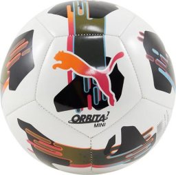 Piłka nożna Puma Orbita 7 MS mini biało-różowo-czarna 84336 01 1