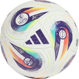 Adidas Piłka nożna adidas Women's Euro25 Pro biało-fioletowa JH1261 5