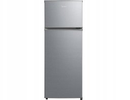 Midea Refrigerator | MDRT294FGE50 | Energy efficiency class E | Free standing | Double Door | Height 143 cm | Fridge net capacity 163 L | Freezer net capacity 41 L | 40 dB | Stainless steel