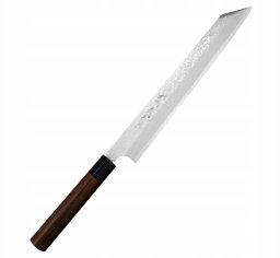 Hideo Kitaoka Shirogami Satin Nóż Kiritsuke 27 cm