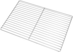vidaXL Ruszt Grillowy Srebrny Stal nierdzewna 47 x 32,5 cm Trwały