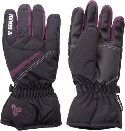 Dziecięce rękawice narciarskie zimowe wodoodporne Brugi 1AK1 wiek 11-12 lat