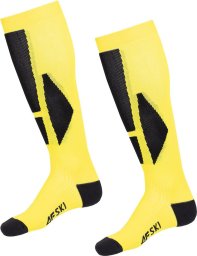 Skarpety narciarskie męskie 4F FNK M109 żółte 4FWAW23UFSOM109 72S 39-42