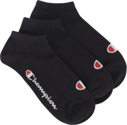 Skarpety stopki Champion 3 pary czarne U20100 KK001 43-46