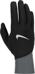 Rękawiczki do biegania męskie Nike Pacer Midweight czarno-szare N1010535018 L