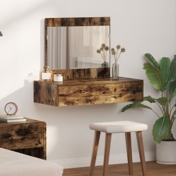 vidaXL Toaletka Dąb wędzony Drewno inżynieryjne 83 x 40 x 70 cm Toaletka