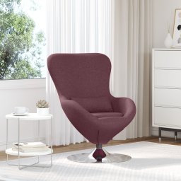 vidaXL Fotele, Fotele do relaksu i Fotele do spania Fioletowy Poliester