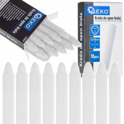 Geko Kreda wodoodporna do opon biała 12x110mm – zestaw 10szt. (12/120)