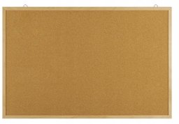 OfficeProducts Tablica korkowa OFFICE PRODUCTS, 40x30cm, rama drewniana