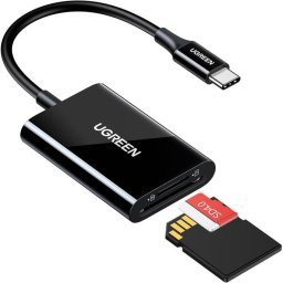 Czytnik Ugreen Czytnik kart USB-C 2w1 Ugreen CM265 (czarny)