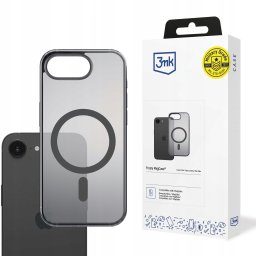 3MK Etui Frosty MagCase Black do Apple iPhone 16E