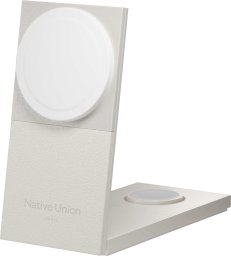 Native Union Rise 3-in-1 Qi2 Wireless Charger - bezprzewodowa ładowarka Qi2 15W do trzech urządzeń kompatybilna z MagSafe (sandstone)