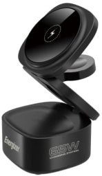 Ładowarka indukcyjna 65W QI + Magnet (Stand) + PC