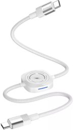 Kabel Przewód 2x Usb-c 60w + Ładowarka Qi Na Telefon Smartofon Smartwatch / Ccmt27002101