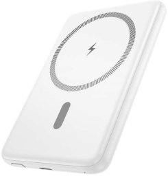 HOCO powerbank 5000 mAh ultra-cienki kompatybilny z MagSafe PD QC 2A 20W J140A biały