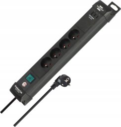 BRENNENSTUHL LISTWA ZASILAJĄCA “PREMIUM-LINE“ 4 GN 3M CZARNA, 2XUSB-C PD 65W, USB-A 18W