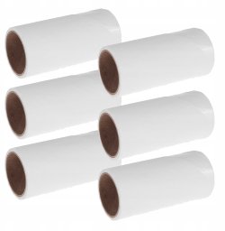 Geko Zestaw 6szt wkładów do rolki do czyszczenia ubrań 10cm x 60listków (50)