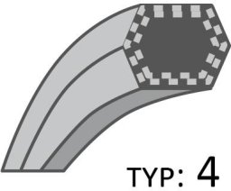 Pasek Mtd Napęd Noży Kevlar /12,7X2314/ Dbr A-7540443A