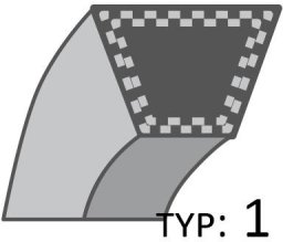Pasek Mtd Napęd Jazdy /15.8X2553/ Dbr A-7540476
