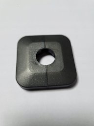 Rozeta dzielona grafit FI16 (tworzywo sztuczne)