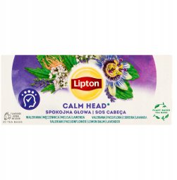 Lipton Herbata ziołowa Spokojna Głowa 20 torebek