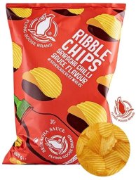 Chipsy ziemniaczane o smaku sriracha paprykowe chilli wegańskie bezglutenowe 100g