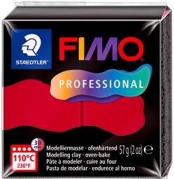 Fimo FIMO Masa modelarska prof 57g karminowy
