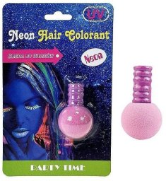 Kreda do malowania włosów UV różowa