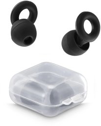 ZATYCZKI DO USZU WIELOKROTNEGO UŻYTKU Z ETUI CZARNE