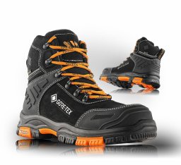HAMILTON 7580-S7L FO HRO SR - Trzewiki całoskórzane podnosek kompozytowy NUBUK 2,0 - 2,2 mm MICHELIN  MEMBRANA GORE-TEX podeszwa PU/GUMA HRO SR odporna na olej napędowy antypoślizgowa- 41