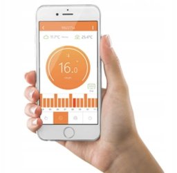 CONNECT SMART - Zdalny bezprzewodowy sterownik adaptacyjny (WI-FI) kotła z funkcją regulacji temperatury wewnętrznej w pomieszczeniu.
