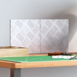 vidaXL Nakładki na schody Srebrny Aluminium 20 x 20 cm