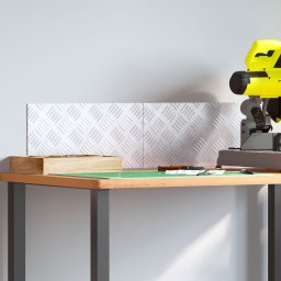 vidaXL Nakładki na schody Srebrny Guma 40 x 20 x 0.3 cm