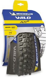 Opona rowerowa zwijana MTB enduro MICHELIN 29X2.40 (rozmiar ETRTO 61-622) WILD ENDURO (TPI 3X33) PREMIUM COMPETITION LINE tubeless ready Tył Sidewall BLACK