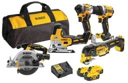 Zestaw elektronarzędzi Dewalt 10-elementowy (DCK502P3-QW)