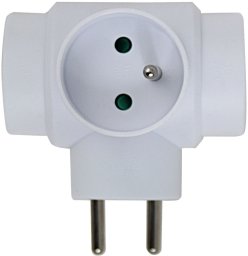 Esperanza ELK302W Esperanza rozgałęźnik elektr. 3 gn. biały
