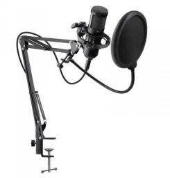 Mikrofon przewodowy Defender SPACE GMC 450 ze statywem STREAM strumieniowy USB
