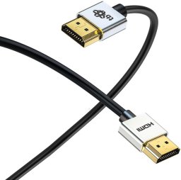 Kabel TB HDMI - HDMI 2m czarny (AKTBXVH20SLIM20)