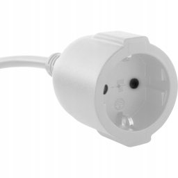 REV Schutzkontaktverlängerungs- Kabel 3m mit USB,weiß 0016700114