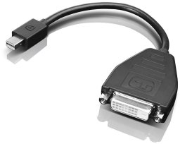 Lenovo 0B47090 adapter kablowy 0,2 m Mini-DisplayPort SL-DVI Czarny