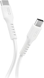 Kabel USB SBS Mobile USB-C - USB-C 1 m Biały (8018417457647)