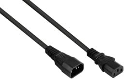 Kabelmeister SK0130-S018 kabel zasilające Czarny 1,8 m Wtyczka zasilająca typu E+F IEC C13