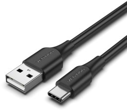 Kabel USB Vention USB-A - USB-C 0.5 m Czarny (CTHBD)