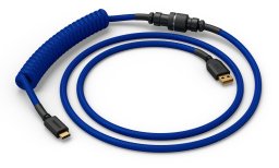 Kabel USB Glorious USB-A - USB-C 1.4 m Niebieski (GLO-KB-ACC-CBL-COIL-CBLU)